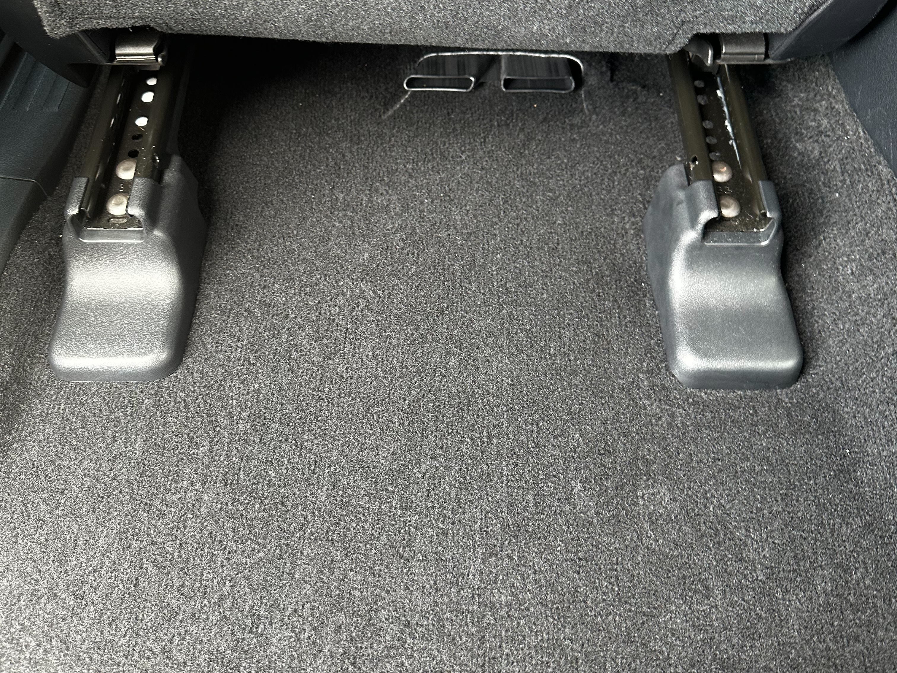 Vehicle interior after detailing